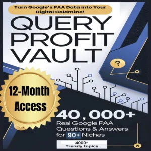 QueryProfit Vault – 1 Year Access